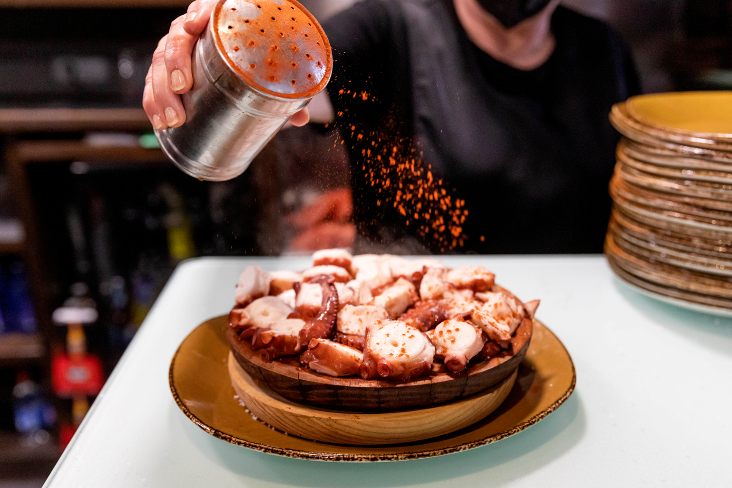 Ración de pulpo a la feira