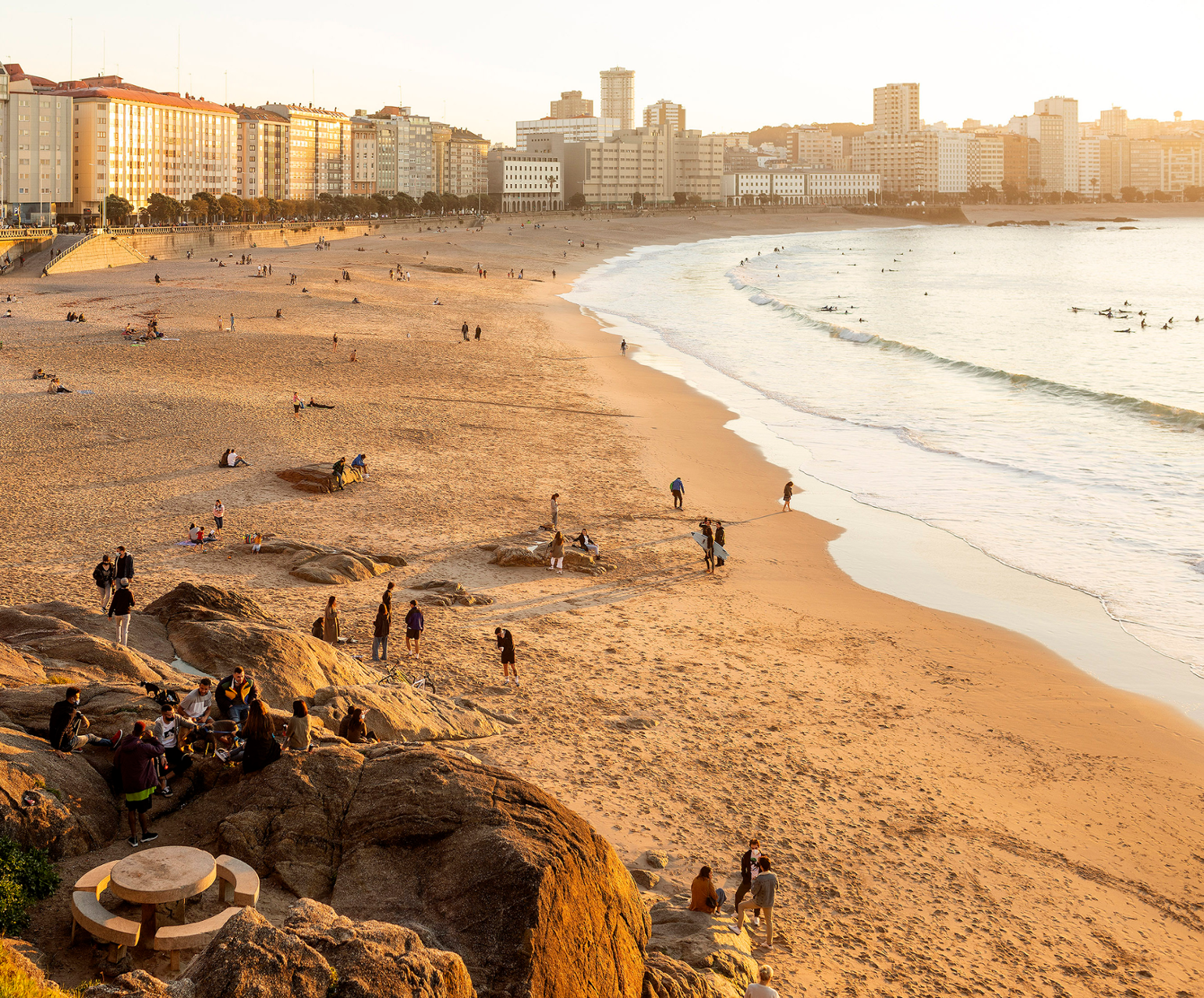 Praia de Orzán