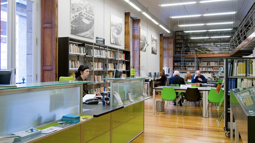 Fachada da Biblioteca de Estudos Locais