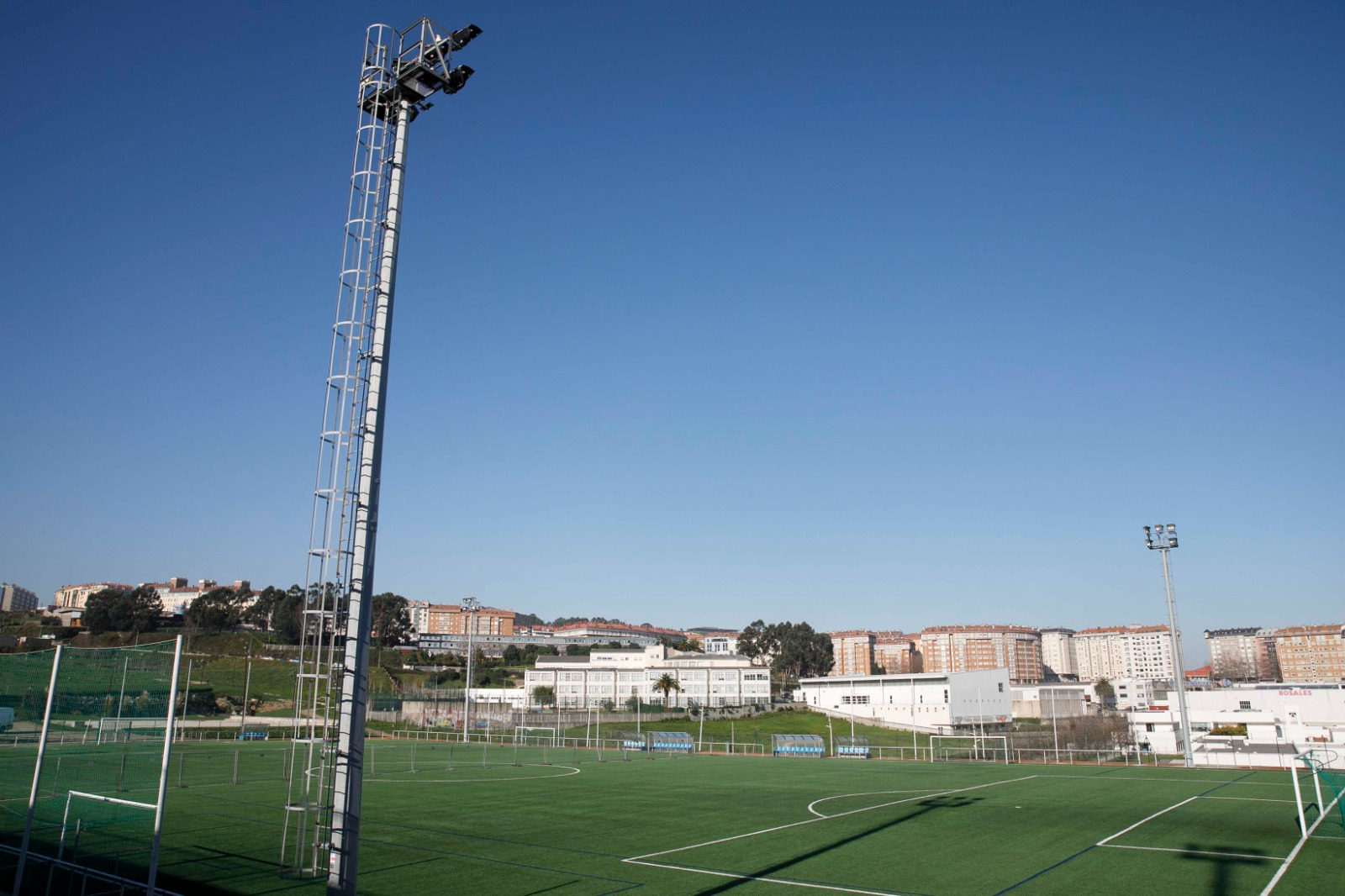 Vusta general campos de fútbol San Pedro de Visma