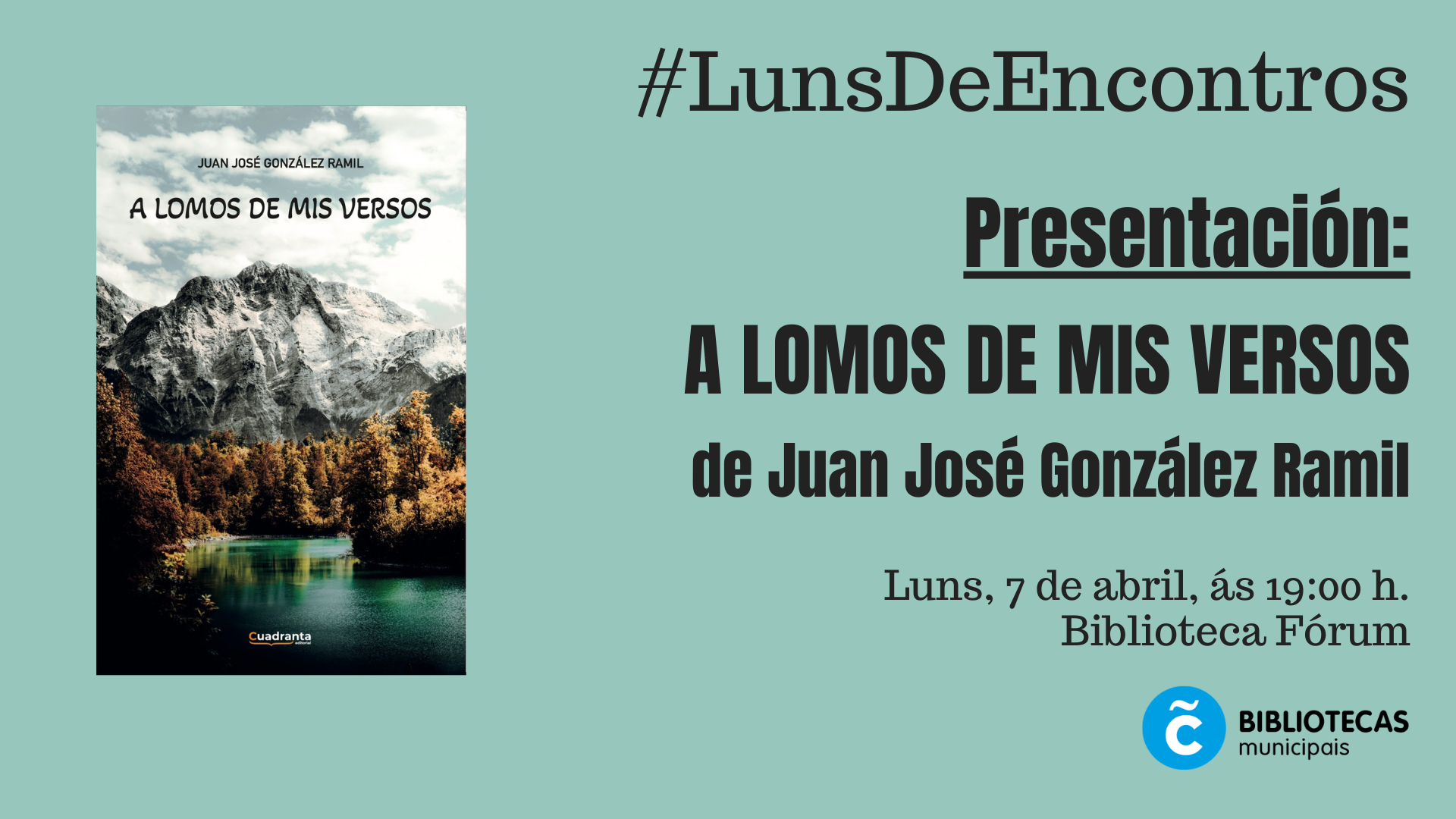 “A lomos de mis versos” de Juan José González Ramil