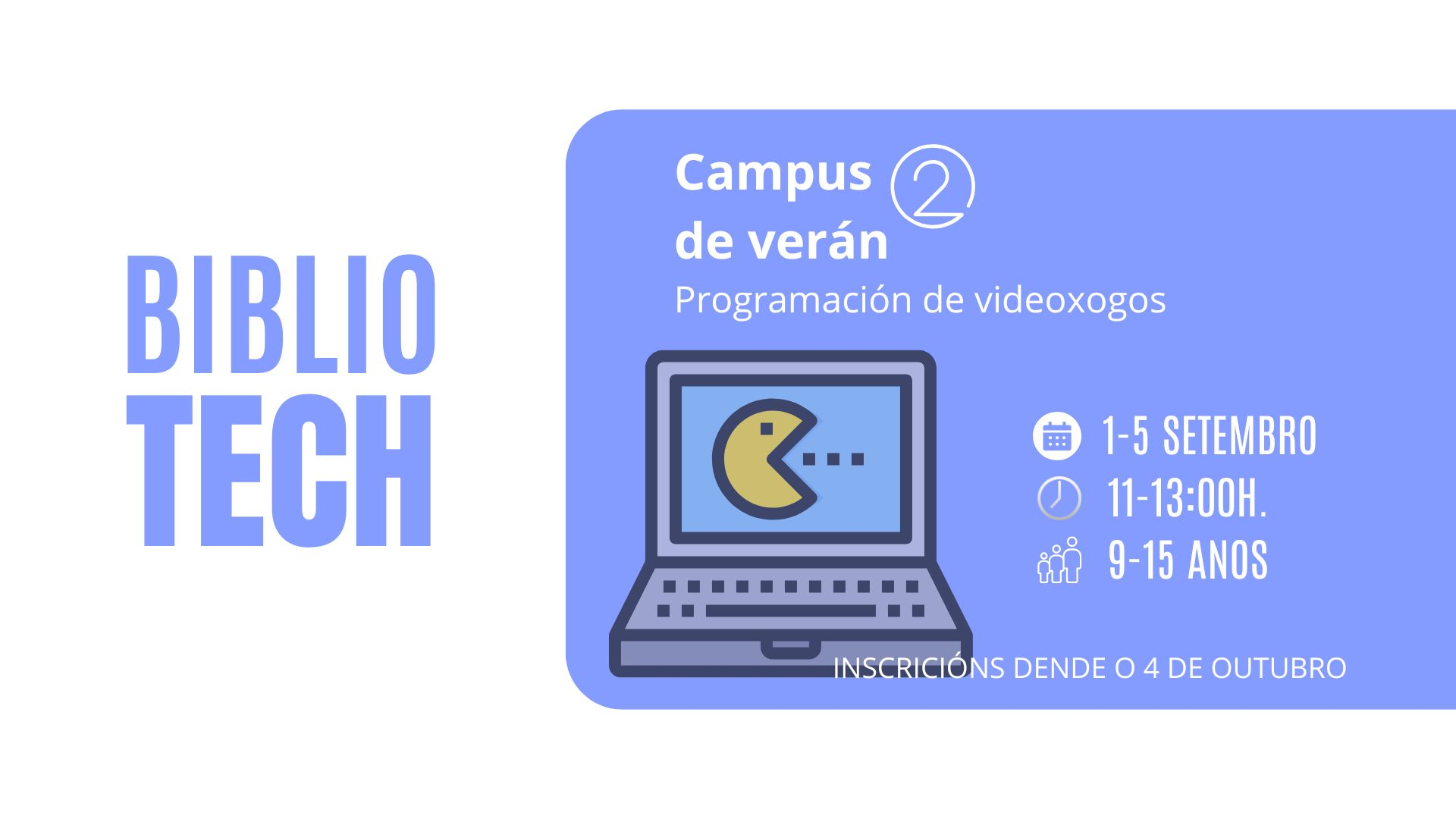 Cartel do taller de programación de videoxogos