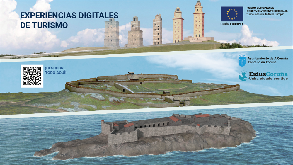 A Coruña, turismo dixital 3D