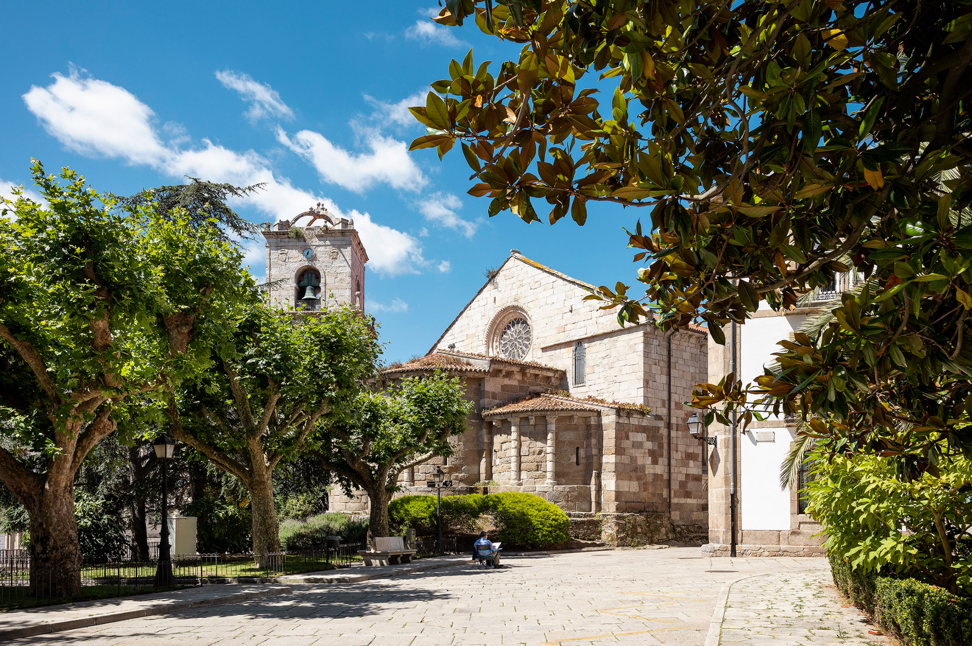 Porta do xardín de San Carlos